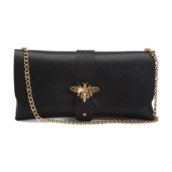 Persaman New York Handbags - PERSAMAN NEW YORK Made In Italy Leather Bee East West Crossbody NWT